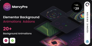 Marvy Background Animations for Elementor - Transform Your Website's Aesthetics! Hey there