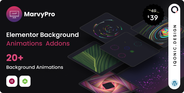 Marvy Background Animations for Elementor - Transform Your Website's Aesthetics! Hey there