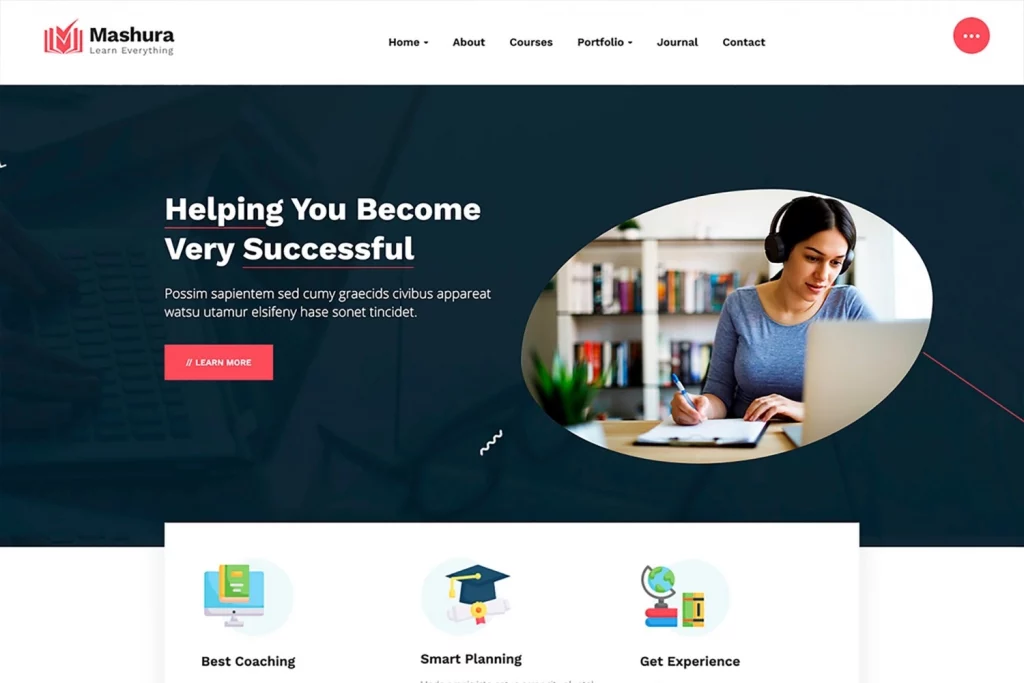 Mashura is perfect for personal online trainers  small educational institutions. Create and publish courses easily with this highly customizable theme.