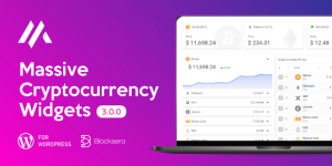 Massive Cryptocurrency Widgets features