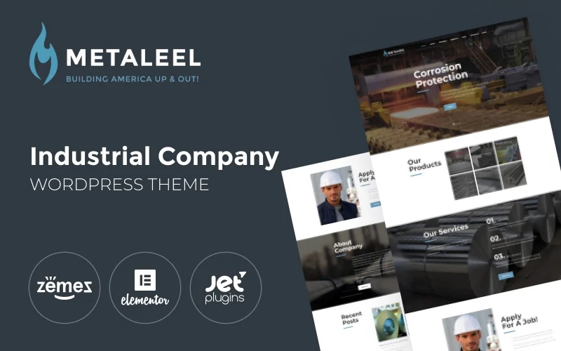 This Mataleel industrial company website template for WordPress is aimed at introducing your company to the clients and engaging new employees to join your team. Created with Elementor and a set of its premium add-ons it includes a lot of useful features. The pages layouts that come with a theme…