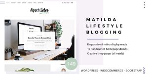 Matilda - Lifestyle Minimal WordPress Blog Theme Meet Matilda - Lifestyle Minimal WordPress Blog Theme