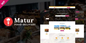 Matur is a fully functional powerful WordPress Theme designed  developed for Food Ordering