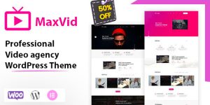 MaxVid – is a simple  minimal Video agency WordPress theme. You can use it as a film studio