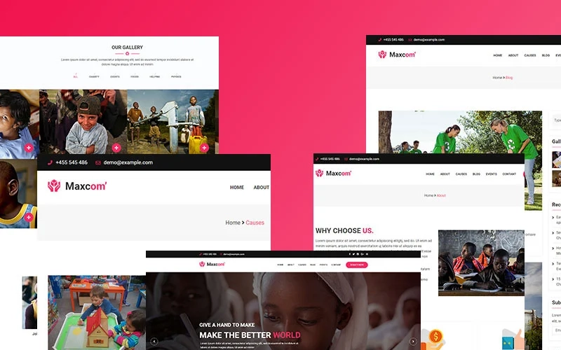 Maxcom is the best Nonprofit WordPress Theme. It is clean