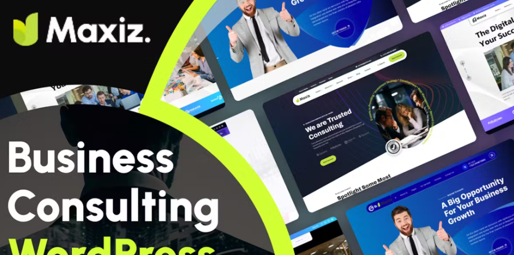 Unlock your business potential with Maxiz - Business Consulting WordPress Theme! Featuring a sleek design