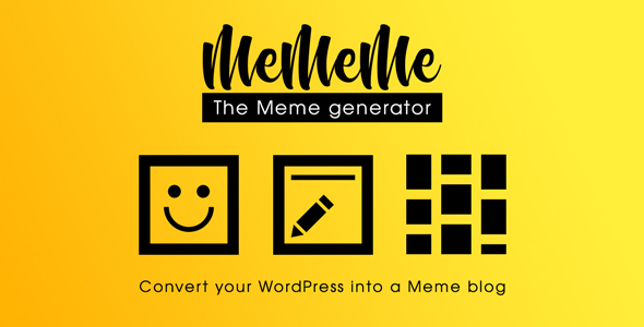 Easy to use and full featured WordPress plugin to quickly turn your WordPress into a Meme portal