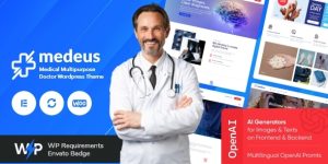 Medeus is a modern  stylish Medical WordPress theme. It will match your projects for hospital