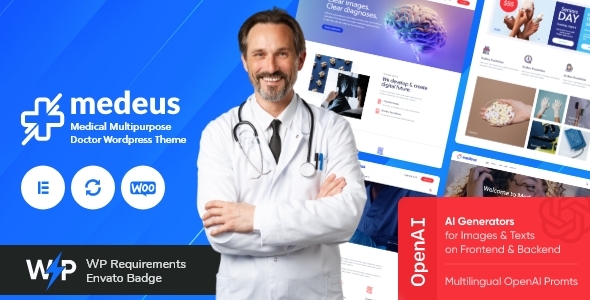 Medeus is a modern  stylish Medical WordPress theme. It will match your projects for hospital