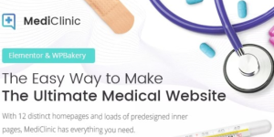 Keep your health in check with MediClinic! Packed with 12 easy customizable homepages and a modern collection of layouts perfect for doctor showcase