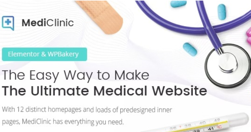 Keep your health in check with MediClinic! Packed with 12 easy customizable homepages and a modern collection of layouts perfect for doctor showcase