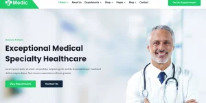 Medic is a WordPress theme that is based on hospitals