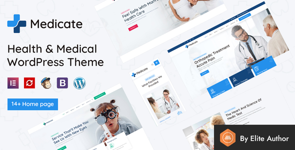 Medicate Wordpress Theme For Health  Medical With Predefined Web Elements Which Helps You To Build Your Own Site. Medicate Wordpress Theme Is Very Easy To Customize And It Has A Lot Of Features And A Very Strong Admin Panel For Any Client To Make A Good Website. Medicate Also…