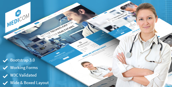 Discover Medicom Template - your professional solution for health websites. Access via Bevaultx for endless customization options. Start today!