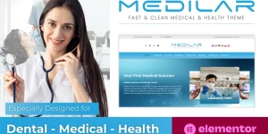 Medilar is a cool-looking Wordpress theme for medical