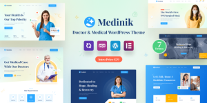 Medinik Doctor  Medical WordPress Theme For Doctor  Medical With Predefined Features Which Helps You To Build Your Site. The Medinik Support Responsive Layouts Built Especially For Single Doctor