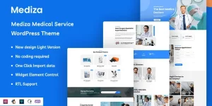 Mediza is a Medical Service WordPress Theme. Mediza has a clean