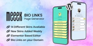 Unlock the power of your online presence with the Meeek – Bio Links WordPress plugin