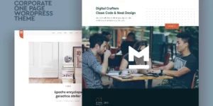 Meelo is corporate multipurpose one page WordPress theme which comes with a lot of premade sections (Home