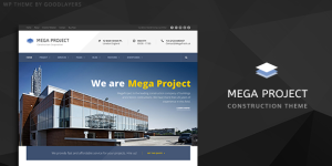 Mega Project  Construction Company WP Theme is a clean responsive WordPress theme designed for Construction