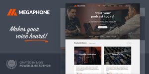 Introducing Megaphone: An Amazing Audio Podcast WordPress Theme If you're a podcaster looking to create a stunning website for your show