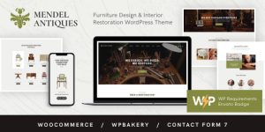 Revamp your furniture website with Mendel Furniture Design  Restoration Theme. Available on Bevaultx