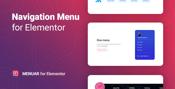 Menuar is a WordPress plugin for Elementor to add responsive menu blocks to any place on your website page. This is an easy way to get horizontal or vertical navigation areas in several clicks. You can manage the display of the menu for different devices via straightforward settings. Select the…