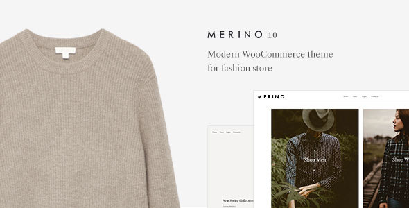 Introducing Merino - Modern WooCommerce Shop Theme for Fashion Store Hey