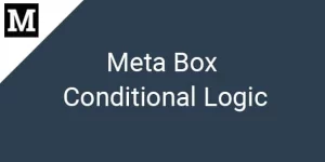 The Meta Box Conditional Logic extension lets you show fields precisely when you want to and not a second sooner. The extension provides a variety of visibility options for meta boxes