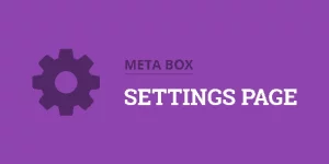 MB Settings Page is a Meta Box extension that lets you create settings pages and theme options for an unlimited number of themes