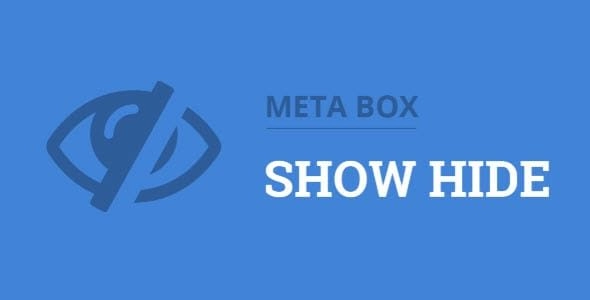 Meta Box Show Hide  is an extension for the Meta Box plugin