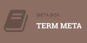 MB Term Meta  is an extension for  Meta Box plugin  which allows you to  add custom fields to taxonomy terms  like categories or tags. The plugin supports all field types from Meta Box and uses the same UI as the WordPress admin area. Adding metadata (custom fields) for taxonomy terms…