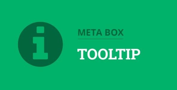 Meta Box Tooltip is an extension for Meta Box plugin