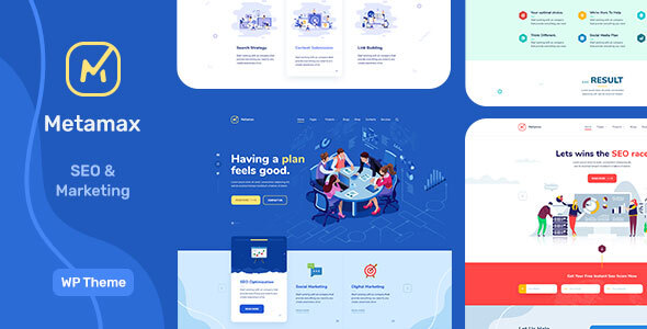 Boost your online presence with Métamax SEO and Marketing WordPress Theme. Enjoy SEO-optimized design