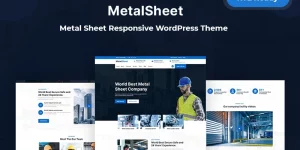 Metalsheet is a Metal Sheet Responsive WordPress Theme. It's a modern and clean WordPress theme. It fully supports all browser and 100% responsive device. Anyone can launch the theme metal sheet and another website. We used various kind of home layout of this website. Elementor is a great page builder…