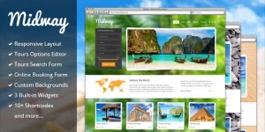 Midway is a perfect theme for any travel business. It is really easy to use and customize