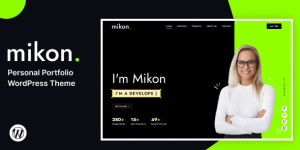 Introducing Mikon – Personal Portfolio WordPress Theme If you’re on the lookout for a versatile yet straightforward theme to showcase your personal portfolio