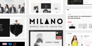 Milano is a creative masonry portfolio showcase WordPress theme for agencies