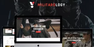 Militarology is a fresh  responsive masculine WordPress theme. It is perfect for showcasing the pride of an army and military service. It’s the best option for a military school