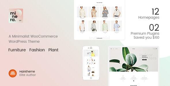 Minera Theme launches your online store with a stunning website in a powerful eCommerce platform