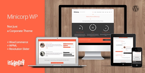 Minicorp is  stunning WordPress theme  perfectly suitable just  for you . It’s loaded with  tons  of  theme options