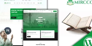 Mircco Islamic Center And Mosque WordPress Theme is a new style of a mosque design