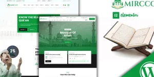 Mircco Muslim Religious Mosque Elementor WordPress Theme is build and developed on the most famous wordpress page builder elementor plugin page builder. This theme is perfect for any mosque