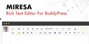 Replace boring BuddyPress activity text box with a feature-rich rich text editor! As default