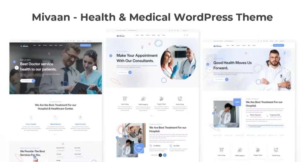 Discover Mivaan – a modern Health  Medical WordPress Theme