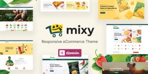 Boost your organic shop's online presence with Mixy Organic Food Store WordPress Theme. Stunning design