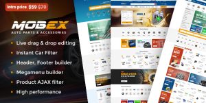 Turbocharge your auto parts store with Mobex! Responsive