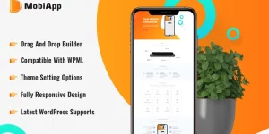 Create an eye-catching online presentation of your mobile app's service by using the Mobile App Showcase WordPress theme. This theme is ideal for mobile app landing pages