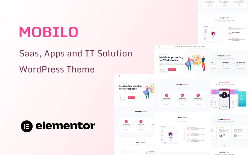 Mobilo is an App landing Elementor-based WordPress theme. It is totally built with Elementor page builder for any kind of landing page theme. You can use it easily. This theme has a header and footer builder option available with an easy customization feature. There are 100+ widgets in this theme…