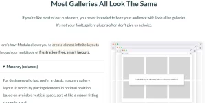 Modula Defaults helps you create default settings to be used when creating new Modula galleries and albums.